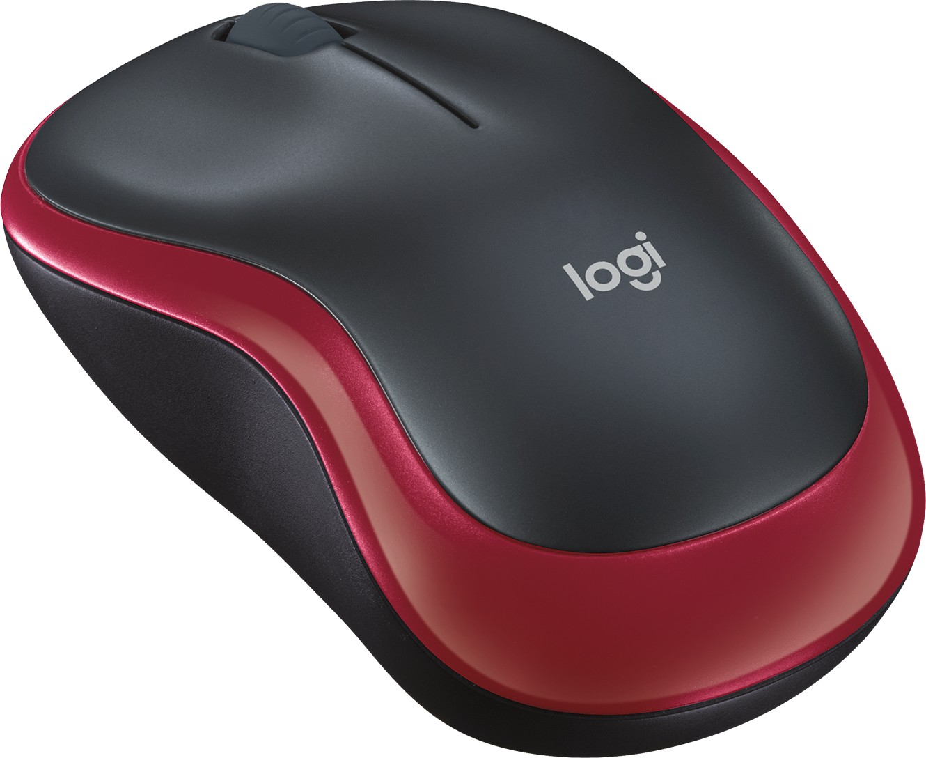 Logitech M185 Wireless Maus rot