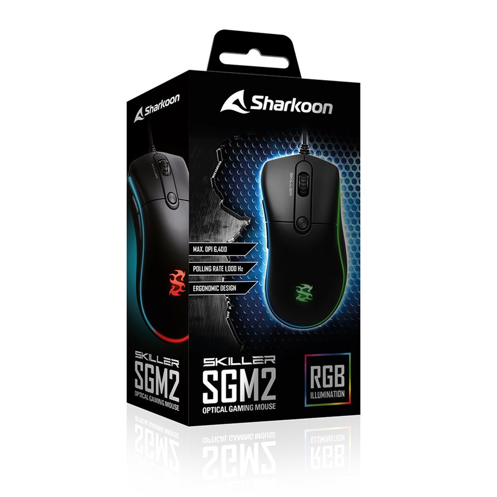 Sharkoon SGM1 Gaming Maus RGB
