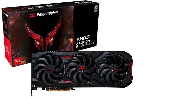 XFX Radeon RX 9070XT Mercury OC Gaming Edition 16GB