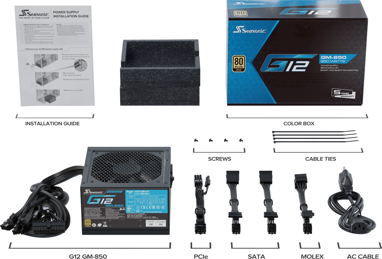 Seasonic Focus GM-850 850Watt
