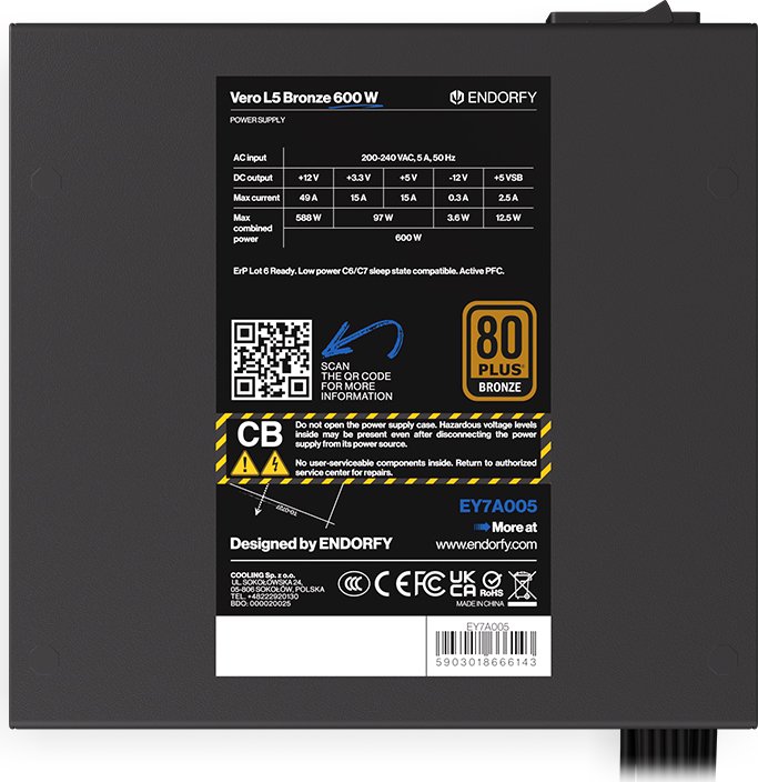 Endorfy Vero L5 600 Watt