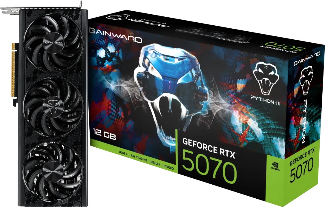 Gainward RTX5070 Python III 12GB Gainward RTX5070 Python III 12GB