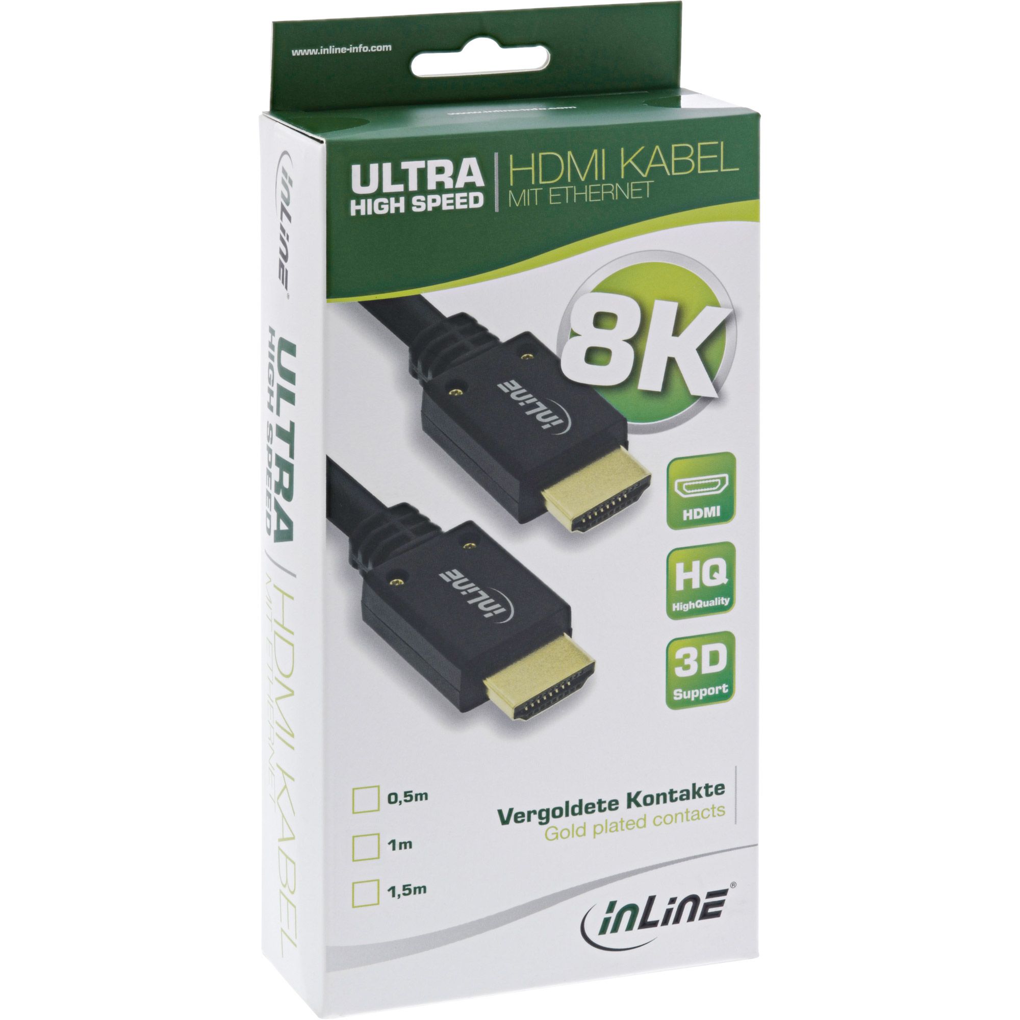 HDMI 2.1 Kabel schwarz 3m