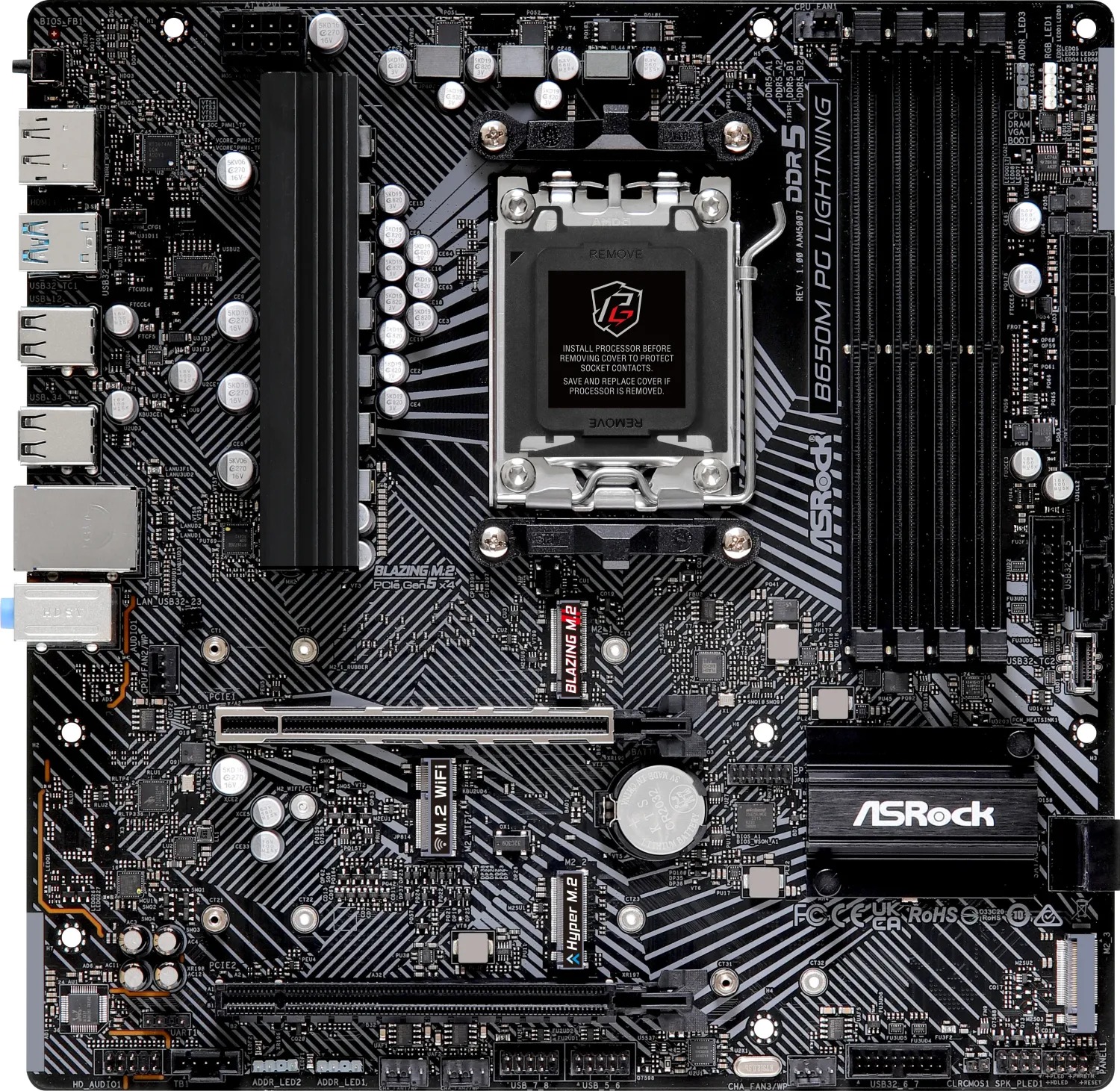 Asrock B650M PG Lightning